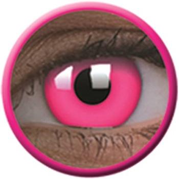 ColourVue Crazy UV, svietiace - Glow Pink ročné, nedioptrické, 2 šošovky (9555644813505)