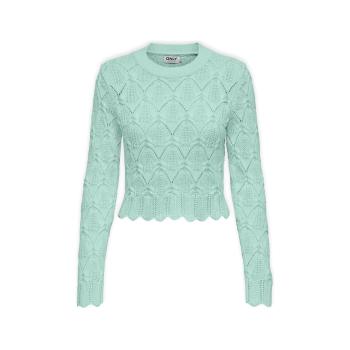 Only  Viva Life Knit L/S - Plume  Svetre Modrá