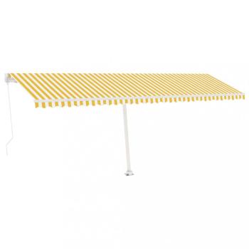 Voľne stojaca ručne zaťahovacia markíza 600x300 cm Dekorhome