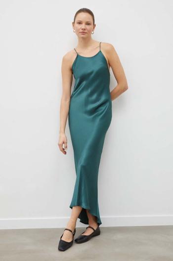 Šaty 2NDDAY 2ND Neoma TT - Satin Ease strieborná farba, maxi, priliehavá, 2239125250
