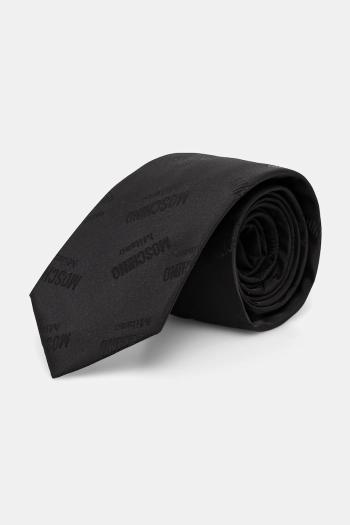 Kravata Moschino čierna farba, M5777 55070