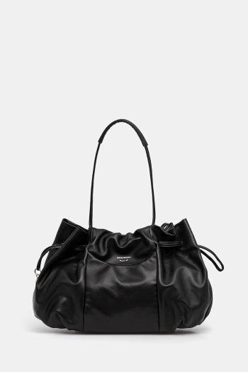 Kožená kabelka Emporio Armani čierna farba, EW001496 AF14834