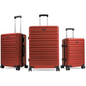 Aga Travel Súprava cestovných kufrov MR4657 Červená (MR4657-Red)