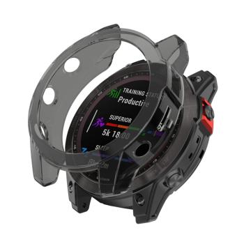 TPU HALF COVER Obal pre Garmin Fenix 7S Pro čierny