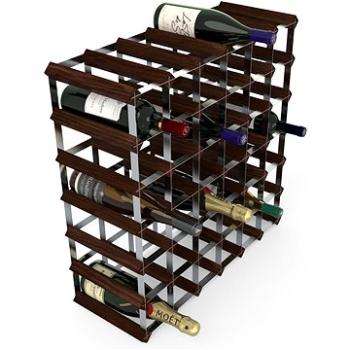 RTA Stojan na víno na 42 fliaš, tmavá borovica – pozinkovaná oceľ/rozložený (WINE3019)