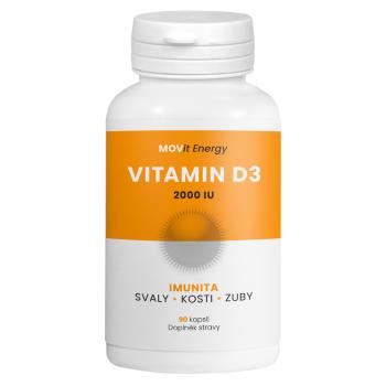 MOVIT ENERGY Vitamín D3 2000 I.U. 50 mcg 90 kapsúl