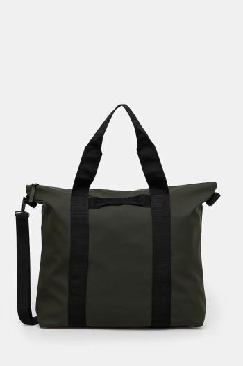 Taška Rains Tote Bag W3 zelená farba, 14150.03