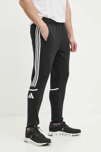 Tepláky adidas Performance Squad 25 čierna farba, s nášivkou, JE2765