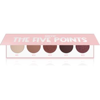 Miyo Eyeshadow The five points paletka očných tieňov odtieň 11 Femine flame 1 ks