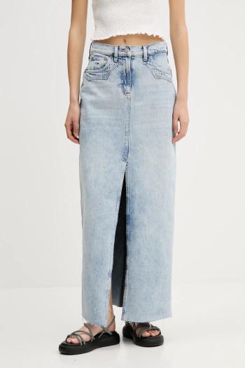 Sukňa Tommy Jeans maxi, rovný strih, DW0DW21419