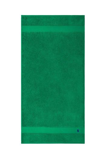 Bavlnený uterák Ralph Lauren Polo Player Billiard 70 x 140 cm zelená farba