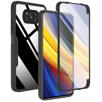 DUAL Obojstranný kryt s fóliou Xiaomi Poco X3 NFC / X3 Pro čierny