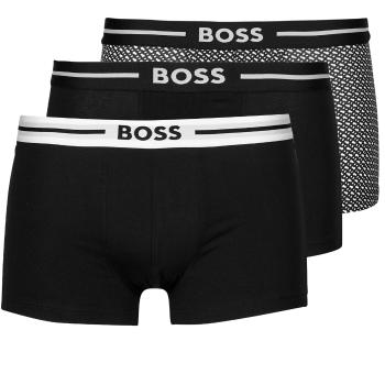 BOSS  Trunk 3P Bold Design  Boxerky Čierna