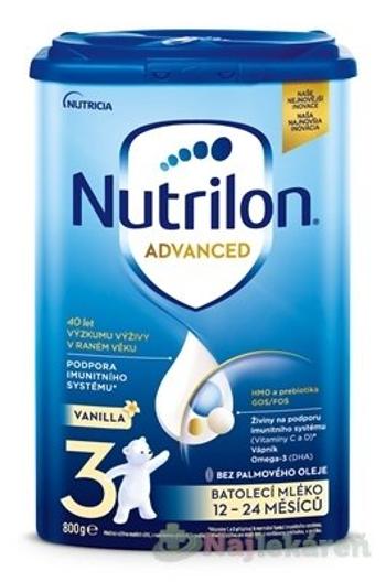 Nutrilon Advanced 3 VANILLA batoľacia mliečna výživa v prášku (12-24 mesiacov) 800 g