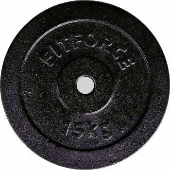 Fitforce PLB 15 KG Súlyzótárcsa, fekete, méret 15 KG
