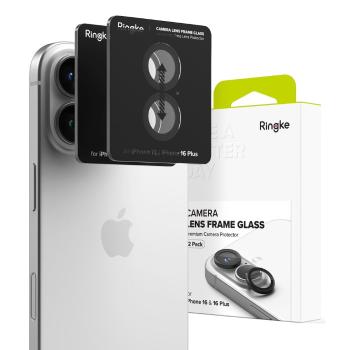 RINGKE CAMERA FRAME PROTECTOR 2X Sklo pre fotoaparát Apple iPhone 16 / 16 Plus BLACK