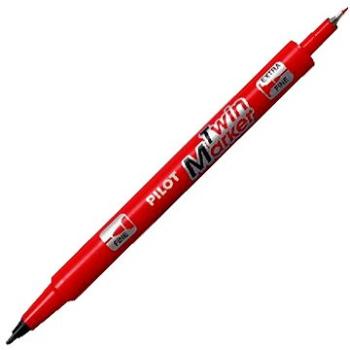 PILOT TwinMarker BeGreen, PM, červený (SCA-TM-R-BG)