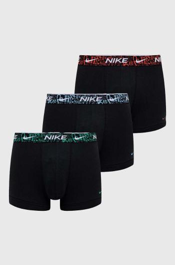 Boxerky Nike 3-pak pánske, čierna farba