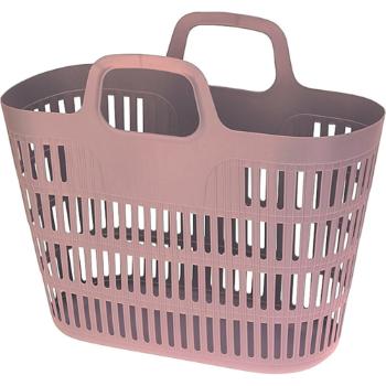 Nákupný košík 25 l, ružová