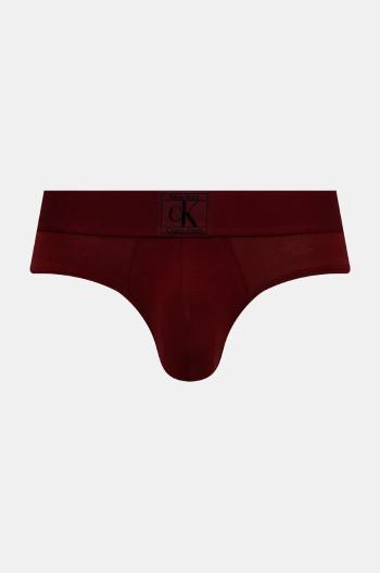 Slipy Calvin Klein Underwear pánske, červená farba, 000NB4114A