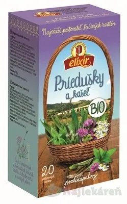 AGROKARPATY elixír BIO Priedušky a kašeľ 20x2g