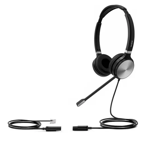 Yealink YHS36 Dual náhlavná súprava na obe uši s QD-RJ9 konektormi