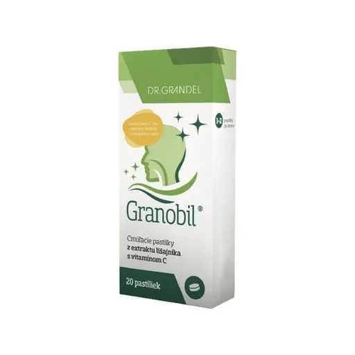 Dr.Grandel Granobil pastilky s extraktom z lišajníka 20 ks