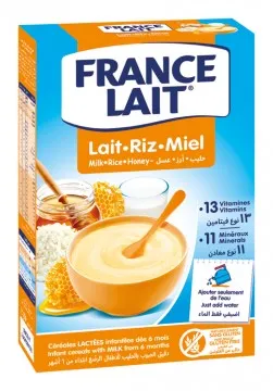 France Lait kaša ryžová 250g MEDOVÁ