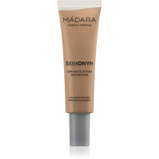 MÁDARA Skinonym Semi-Matte Peptide dlhotrvajúci make-up s peptidmi odtieň #65 Warm Tan 30 ml