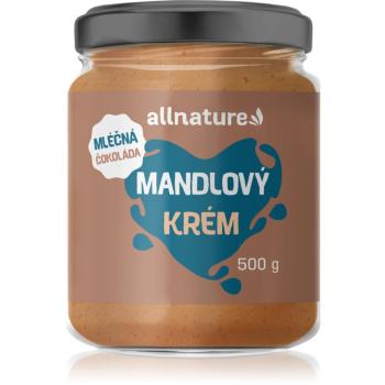 Allnature Mandľový krém s mliečnou čokoládou orechová nátierka s čokoládou 500 g