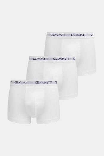 Boxerky Gant 3-pak biela farba, 900023003