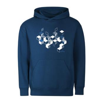 Bontis Mikina CUBES - Polnočná modrá | S