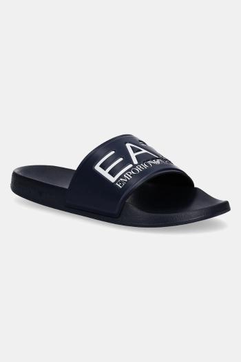 Šľapky EA7 Emporio Armani čierna farba, AF15118.7X000108