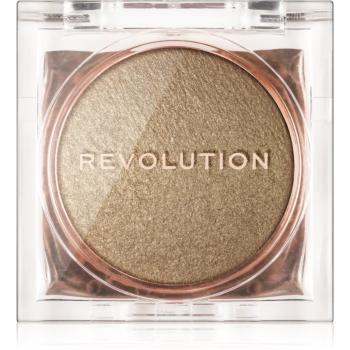 Makeup Revolution Beam Bright kompaktný púdrový rozjasňovač odtieň Golden Gal 2,45 g