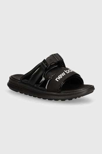 Šľapky New Balance dámske, čierna farba, SWA330D3