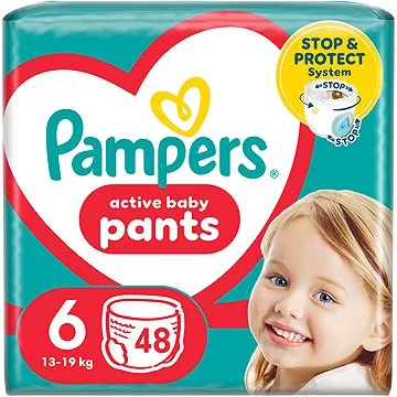 PAMPERS Pants Veľkosť 6, (48 ks), 15 kg+ (8006540069202)