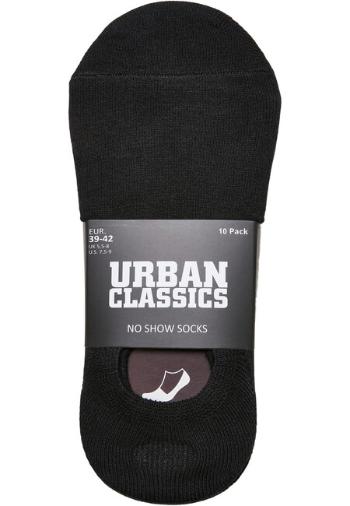 Urban Classics No Show Socks 10-Pack black - 43–46