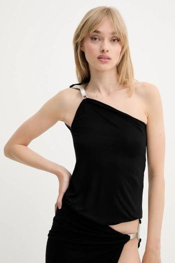 Blúzka Rick Owens Lilies čierna farba, jednofarebná, LI01E4125RV