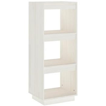 Shumee deliaca stena biela 40 × 35 × 103 cm masívna borovica, 810845