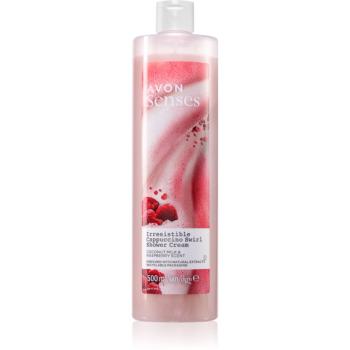 Avon Senses Irresistible Cappuccino Swirl povzbudzujúci sprchový krém 500 ml