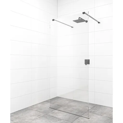 Sprchová zástena Walk-in 110 cm SAT vo farbe profilu čierna SATBWI110ZAVC