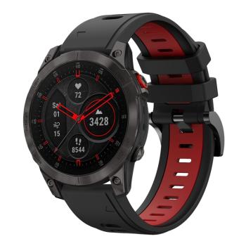 DOUBLE - COLOR RUBBER Remienok pre Garmin Epix Gen 2 (2. generácia) čierny