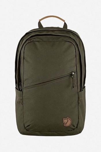 Ruksak Fjallraven Räven 20 F23344.633-633, zelená farba, veľký, jednofarebný