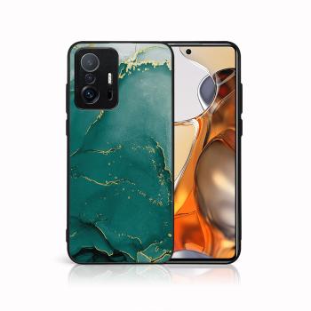 MY ART Ochranný kryt pre Xiaomi 11T / 11T Pro GREEN MARBLE (145)