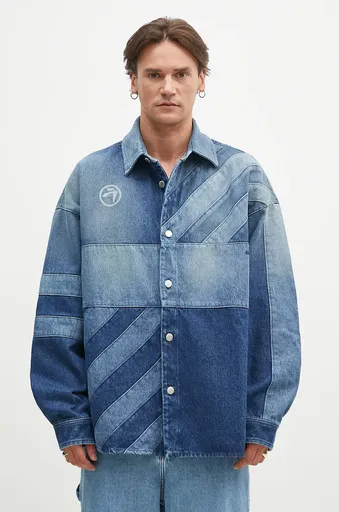 Košeľové sako AMBUSH Patchwork Denim Shirt Vintage