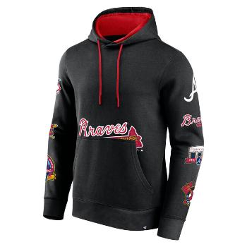 Sweatshirt Fanatics Fundamental Pullover Hood Atlanta Braves black/athletic red - M