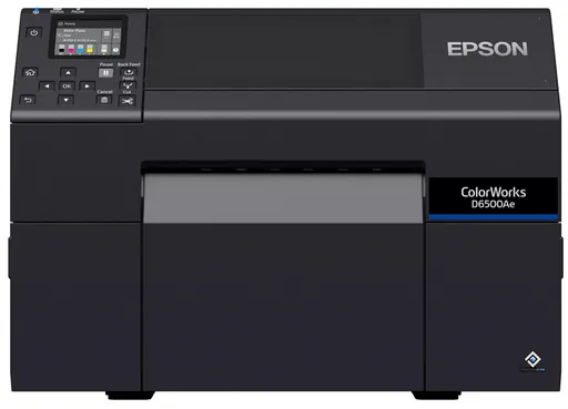 Epson ColorWorks D6500 (Ae) C31CL91102, farebná tlačiareň štítkov, cutter, disp., USB, Ethernet, black