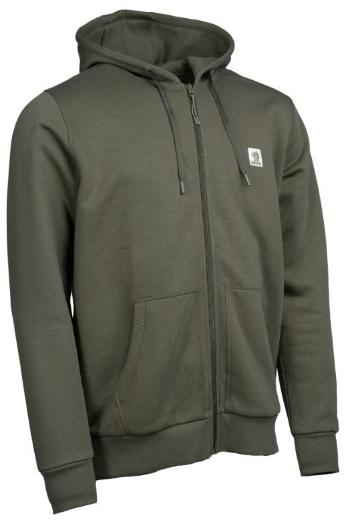 Nash mikina make it happen badge zipped hoody green - xl