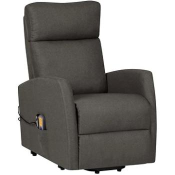 Shumee zdvíhacie polohovacie sivé textil, 329616