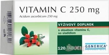 GENERICA Vitamin C 250 mg, 120 ks